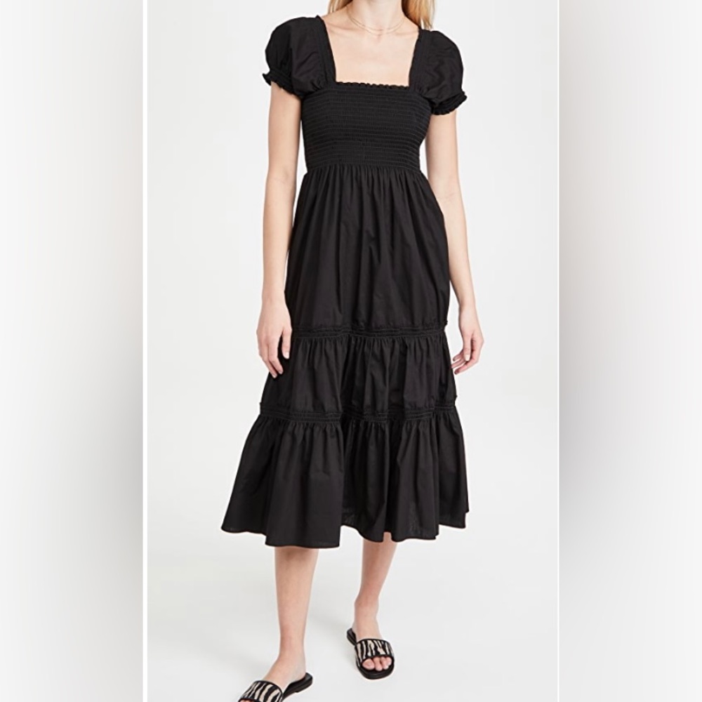 O.P.T Black Square Neck dress M
